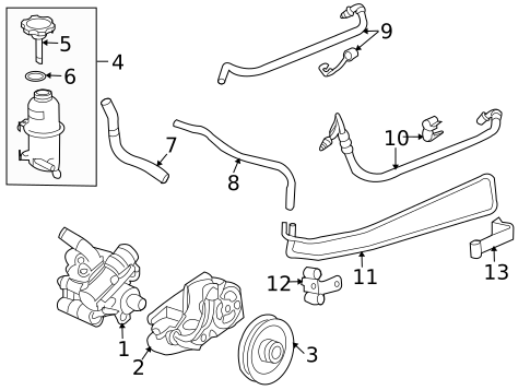 Pump & Hoses for 2008 Pontiac Solstice #0