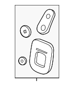 31468152 - Electrical: Tail Lamp Seal Kit for Volvo Image