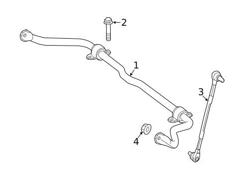Stabilizer Bar & Components for 2018 INFINITI QX30 #0