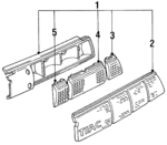 5975533 - Electrical: Tail Lamp Assembly for Pontiac: Firebird Image