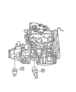4608303 - : Mopar Switch Oil Pressure for Chrysler: 300M, Concorde, PT Cruiser, Sebring, Town &amp; Country, Voyager | Dodge: Caravan, Grand Caravan, Intrepid, Neon, Stratus Image