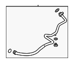 420115687S - : 2014-2015 Audi R8 - Oil Cooler Pipe for Audi: R8 Image