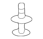 2019900292 - Body: Front Panel Rivet for Mercedes-Benz Image