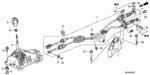 54100SECA02 - Chassis: LEVER ASSY., CHANGE for Acura Image