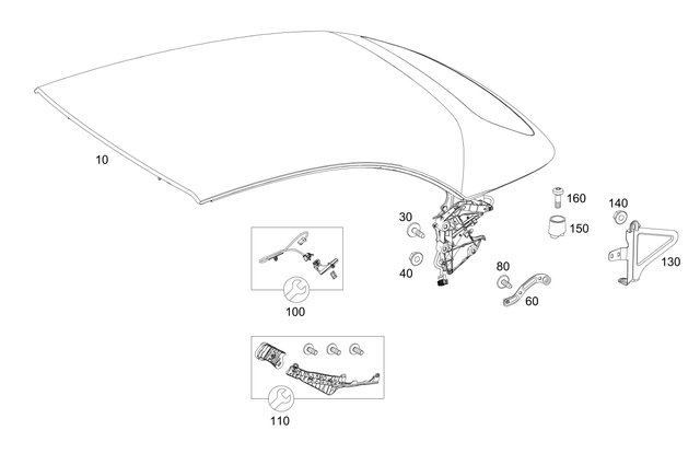 2057701300 - Soft Top: Soft Top for Mercedes-Benz Image image