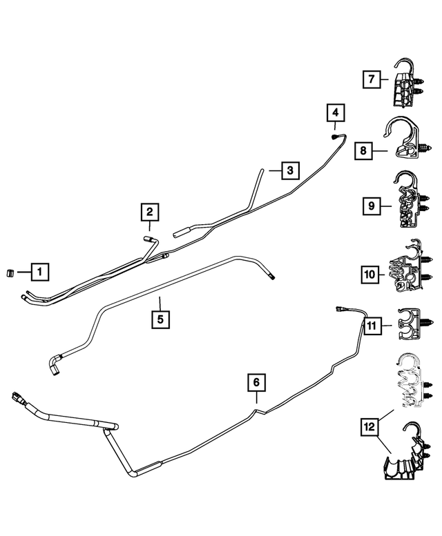 68004152AD - : Fuel Supply Tube for Mopar Image