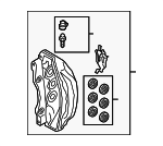 80A615108L - : Caliper for Audi: Q5, Q5 PHEV Image