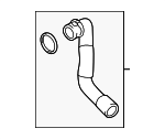 97010652115 - Cooling System: Upper Hose for Porsche: Panamera Image