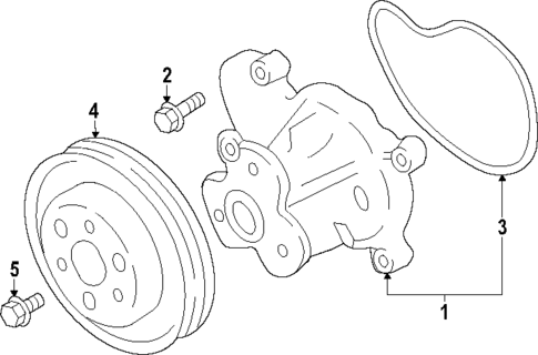 Water Pump for 2025 Subaru Forester #0