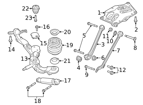 Rear Suspension for 2019 Ram ProMaster City #0