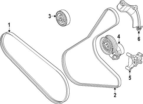 Belts & Pulleys for 2024 Ford Ranger #0