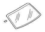 65109FJ001 - Body: Back Glass for Subaru: Impreza, WRX, WRX STI Image