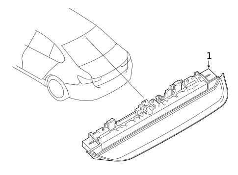 High Mounted Stop Lamp for 2025 BMW 330i #0