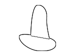 8531634001 - Body: Headliner Clip for Hyundai Image image