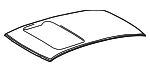 6311130830 - Body: Roof Panel for Lexus: GS350, GS450h Image