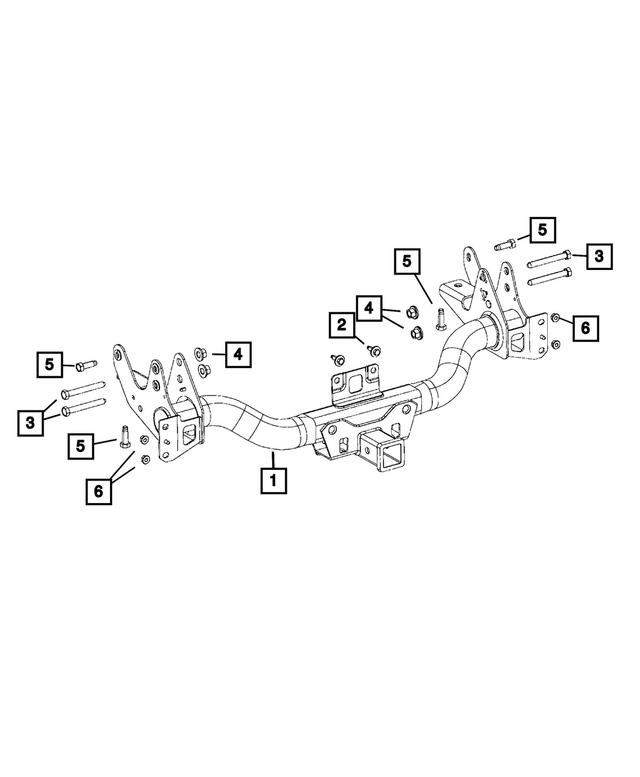 6508286AA - Frame, Bumper and Fascia: Hex Head Bolt for Mopar Image