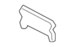 51437006830 - Body: Windshield Pillar Trim Support for BMW: 1 Series M, 128i, 135i, 135is, 328i, 328i xDrive, 328xi, 335i, 335i xDrive, 335is, 335xi, 525i, 525xi, 528i, 528i xDrive, 528xi, 530i, 530xi, 535i, 535i xDrive, 535xi, 545i, 550i, 645Ci, 650i, 745i, 745Li, 750i, 750Li, 760i, 760Li, Alpina B7, M3, M5, M6, X3, X5, X6 Image