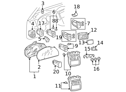 Traction Control for 2001 Toyota Highlander #1