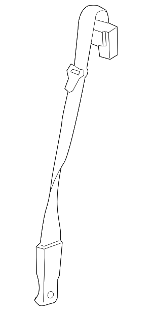 7L1Z78611B64CD - : Center Seat Belt for Ford: Expedition | Lincoln: Navigator Image