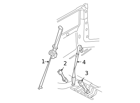 Seat Belt for 2015 Ford Expedition #1