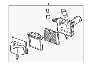 16500EJ70B - : Air Cleaner Assembly for INFINITI: M35 Image
