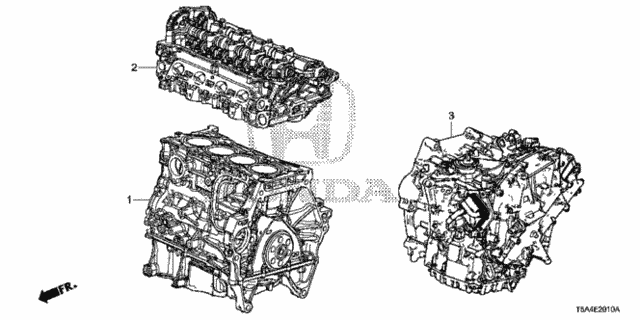 Engine Assy. - Transmission Assy. for 2016 Honda Fit #0