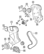 6503438 - Engine 2.0L Four Cylinder: Flared Washer for Mopar Image