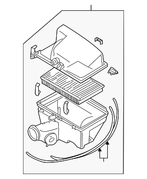 8649646 - : Air Cleaner Assembly for Volvo: S80 Image