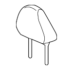 81140TZ3A11ZA - Body: Headrest for Acura Image