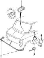 16757194 - Electrical: Driver Air Bag for Chevrolet: G10, G20, G30, P30 | GMC: G1500, G2500, G3500, P3500 Image