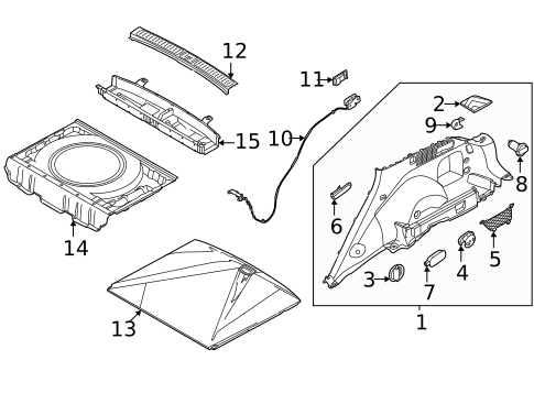 Interior Trim - Rear Body for 2024 Genesis GV70 #0