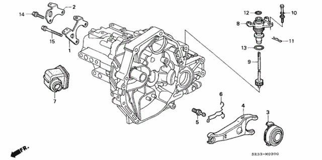 MT Clutch Release for 1993 Honda Civic #0