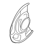 411502S601 - : Splash Shield for Nissan: Frontier Image