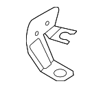 4H0611845E - Brakes: Brake Hydraulic Line Bracket for Audi Image