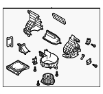 72210FJ043 - HVAC: Blower Assembly for Subaru: Crosstrek, Forester, Impreza, XV Crosstrek Image