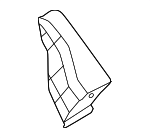 95C880686 - Body: Instrument Panel Knee Bolster Bracket for Porsche: Macan Image