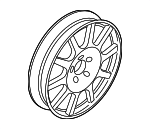971601017 - Suspension: Spare Wheel for Porsche: Panamera, Taycan Image