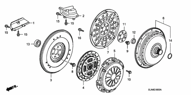 Clutch - Torque Converter for 2007 Honda Fit #0