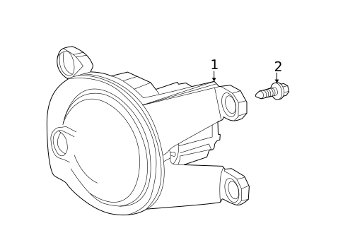Fog Lamps for 2025 Toyota Corolla #0