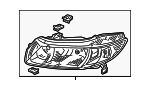 33151SVAA51 - Electrical: Composite Headlamp for Honda: Civic Image