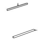 F6DZ8B172AA - Cooling System: Radiator Seal Strip for FORD Image