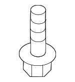 8F0871291 - Body: Convertible Top Mounting Plate Bolt for Audi Image