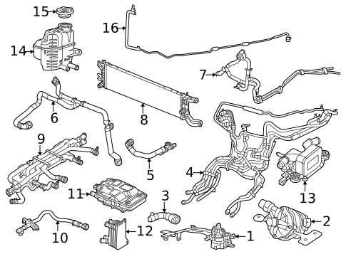 Cooling System for 2022 Chrysler Pacifica #1