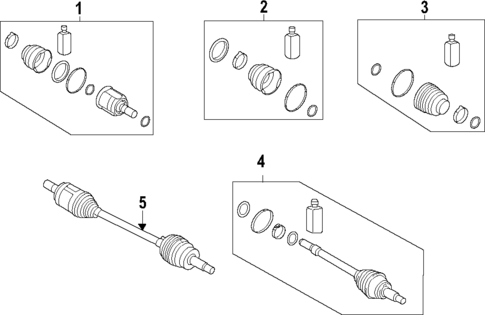 Axle Shafts & Joints for 2023 Hyundai Ioniq 6 #0