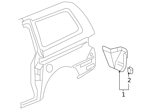 Exterior Trim - Side Panel for 2007 Honda Odyssey #0