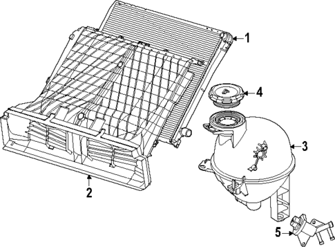 Radiator & Components for 2024 Porsche Macan #0