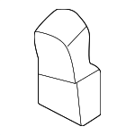 5220BB45 - Body: Body A-Pillar Reinforcement Bracket for Mitsubishi: Outlander, Outlander PHEV Image