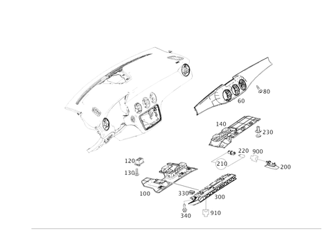 Detachable Components, Instrument Panel for 2019 Mercedes-Benz GLA250 #0