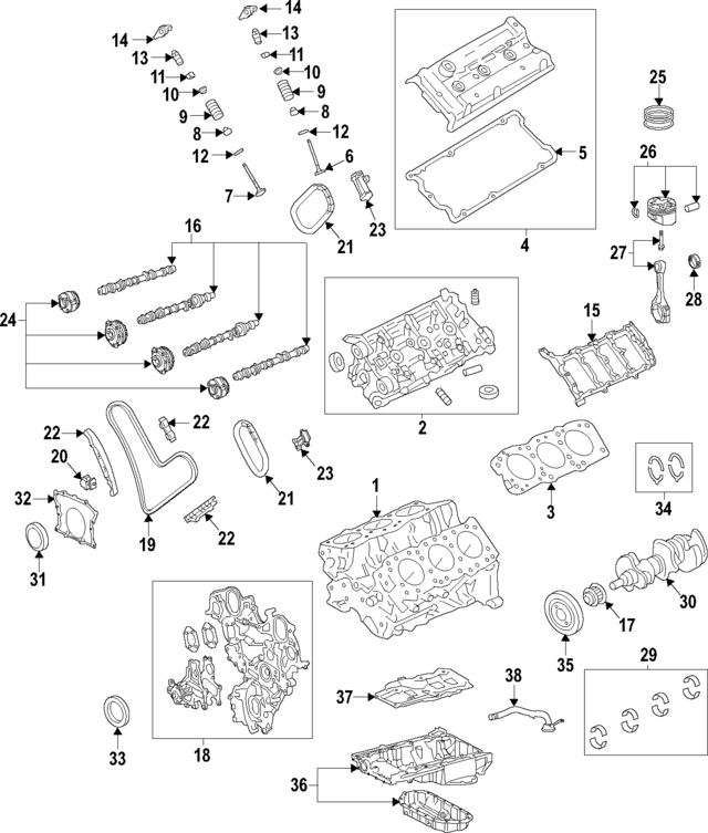 111040P021 - Engine: Camshaft Housing for Lexus Image