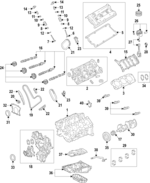 111040P021 - Engine: Camshaft Housing for Lexus Image
